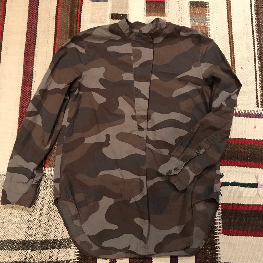 COPY - Madewell Cotton Camo Blouse